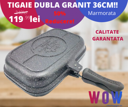 OFERTE WoW - TIGAIE DUBLA MARMORATA 36CM
