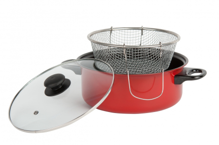 Oale si Tigai - OALA TIP FRITEUZA 2 in 1 cu capac, 24 cm si 2.5L
