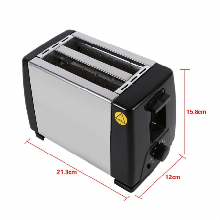 TOASTER 2 FELII, 7 TREPTE, 750W [1]