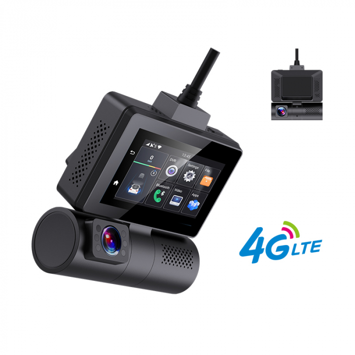 Mini Camera auto DVR iSEN G5, 4G, Display 3  , 2GB RAM, 32GB ROM, Android 10, Comunicare bidirectionala, Monitorizare parcare, GPS, WiFi, ADAS, G-Sensor