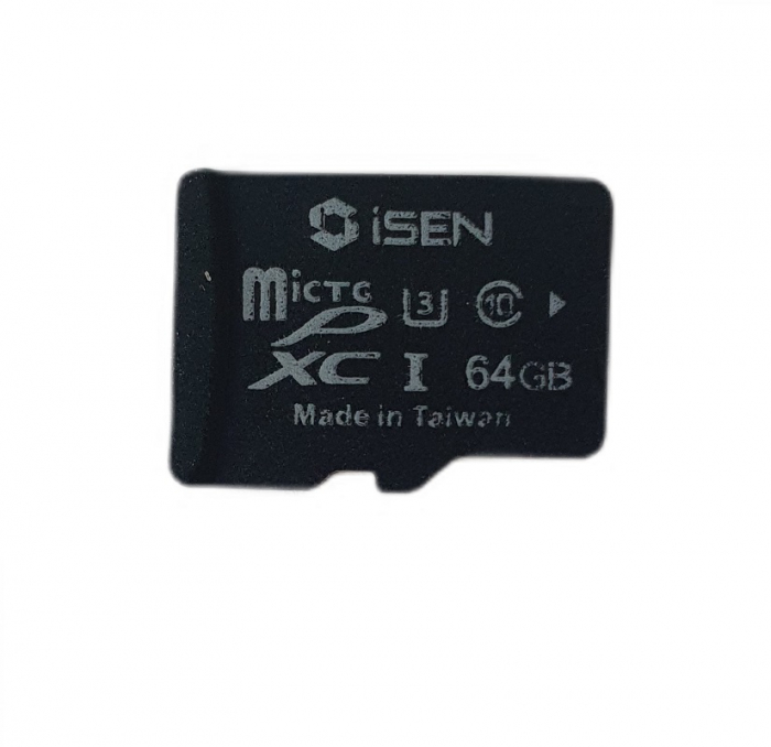 Card de memorie microSD iSEN XC1 de 64GB clasa 10