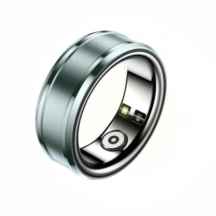 Inel iSEN R3 Smart Ring, HR, SpO2, Temperatura, Monitorizare somn, Multi Sport, Aplicatie dedicata: Nx RING, 18mAh, IP68, Green