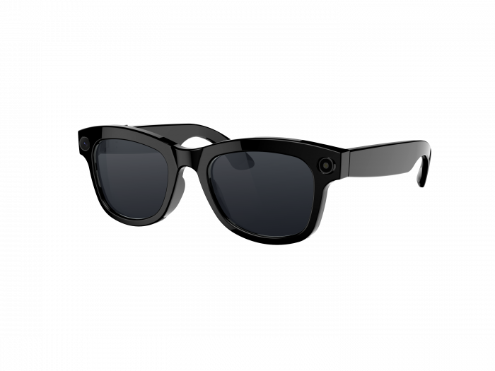 Ochelari Inteligenti iSEN M01, Lentile Negre, Rama Neagra, Traducere in Timp Real, Anulare Zgomot, Control Tactil, Functie Muzica si Apeluri, Activare Vocala, WiFi, ChatGPT, Incarcare DC