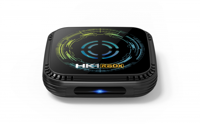 TV Box iSEN HK1RBOX H8X Smart Media Player Negru, 4K, 4GB RAM, 32GB ROM, Android 14, Allwinner H728 Quad Core A55, Bluetooth 5.0+