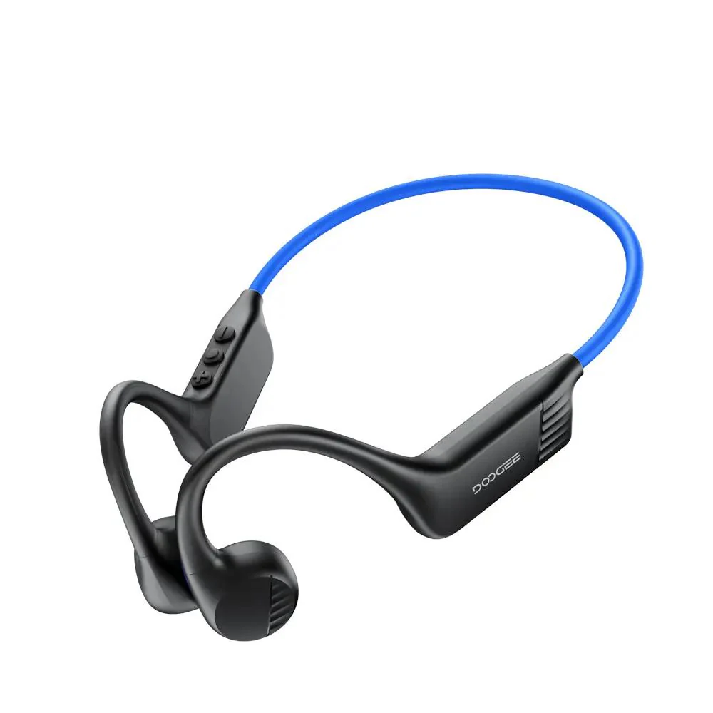 Új termékek - DOOGEE BoneBeat Run Fejhallgató, Kék, Open-Ear, Csontvezetéses, IP66, Bluetooth, 10h Üzemidő, Sport Kialakítás
