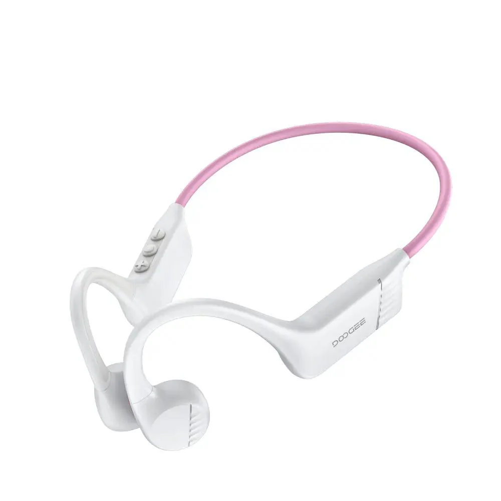 Új termékek - DOOGEE BoneBeat Run Fejhallgató, Fehér, Open-Ear, Csontvezetéses, IP66, Bluetooth, 10h Üzemidő, Sport Kialakítás
