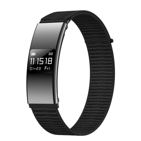 Bratari Fitness - Brățară Inteligentă iSEN B9, Negru, 0.66" OLED, Bluetooth 5.3, Monitor Ritm Cardiac, SpO2, HRV, Monitorizare Somn, IPX8