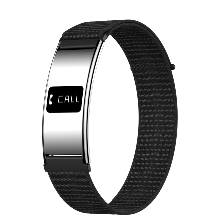 Bratari Fitness - iSEN B8 Ceas Inteligent, Alb cu bratara Neagra, Material textil, Ritm Cardiac & Oxigen Sange, Detectare Presiune, Urmarire Somn & Activitate, Sanatate Femei, 33mAh, BLE 5.3, Incarcare Magnetica