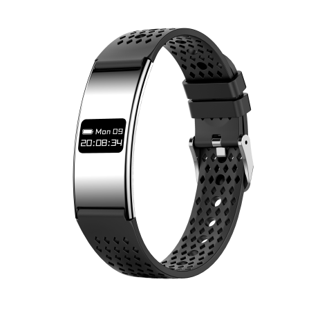 Noutati - iSEN B8 Ceas Inteligent, Alb cu bratara Gri, Silicon, Ritm Cardiac & Oxigen Sange, Detectare Presiune, Urmarire Somn & Activitate, Sanatate Femei, 33mAh, BLE 5.3, Incarcare Magnetica