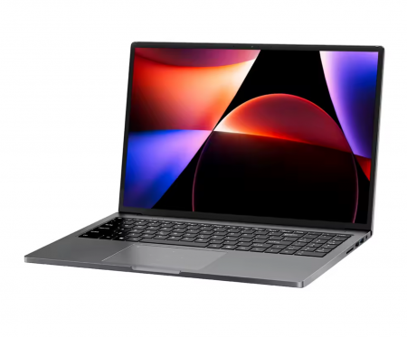 Laptopok - Blackview AceBook 12 laptop, szürke, 16" FHD+, Intel® Alder Lake i5-12450H, Windows 11 Pro, 16 GB LPDDR4 + 512 GB SSD (bővíthető akár 2 TB-ig), ujjlenyomat-érzékelő, 57 Wh-s akkumulátor, 65 W