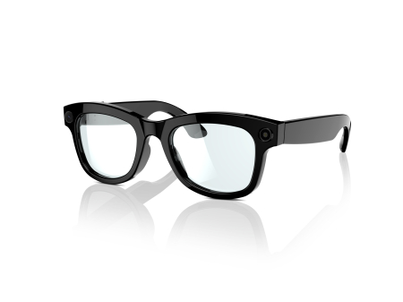 Noutati - Ochelari Inteligenti iSEN M01 Pro, Lentile Transparente, Rama Neagra, Traducere AI, Camera AI 8MP, 48g, 8.6H Utilizare, Reducere Zgomot (ENC), Control Tactil, Bluetooth 5.4, Incarcare Rapida 1.5H