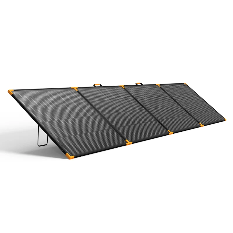 Új termékek - PECRON PV500 Hordozható Napelem, 500W, Monokristályos, Kétoldalas, 25.1% Hatásfok, IP67, Összecsukható, Állítható Támasz, MC4, Energiaállomásokhoz