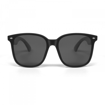 Gadgets - Smart Sunglasses iSEN GY500, Lentile negre, Traducere AI, 2 Difuzoare, Sunet panoramic, BT 5.4, Control muzica, Apeluri, Asistenta vocala, Camera la distanta, Incarcare magnetica, Lentile Polarizate