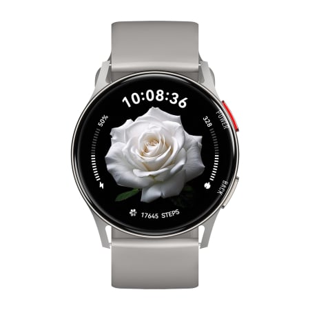iSEN - Smartwatch iSEN C35, Gri, 1.32" AMOLED, Apeluri Bluetooth, Puls, SpO2, Somn, 100+ Moduri Sport, Monitorizare Activitate, 1 ATM, DaFit, Baterie 250mAh