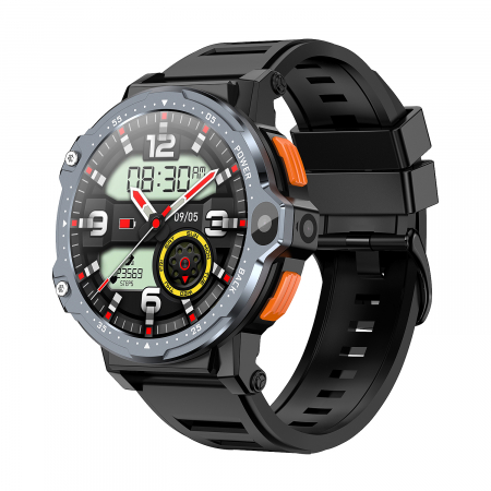 Noutati - Smartwatch iSEN Watch AP6, Gri, 4G, 1.54" HD, QuadCore, Android 8.1, 4GB RAM + 64GB ROM, Dual Camera, Apel video HD, GPS, 800mAh, nanoSIM