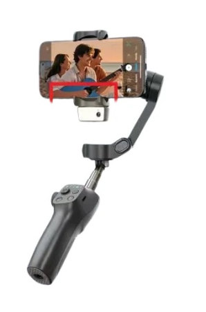 Gadgets - iSEN CM8 Okostelefon Gimbal AI Version, Fekete, 3 Tengelyes Stabilizátor, AI Követés Modul, Fill Light, Bluetooth, 2600mAh, Tripod, Távirányító