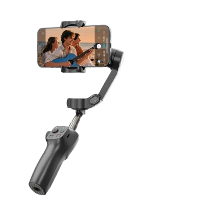 Noutati - Stabilizator Telefon iSEN CM9 Standard Edition, Gimbal 3 Axe, Negru, Bluetooth, Baterie 1400mAh, Tripod, Telecomandă