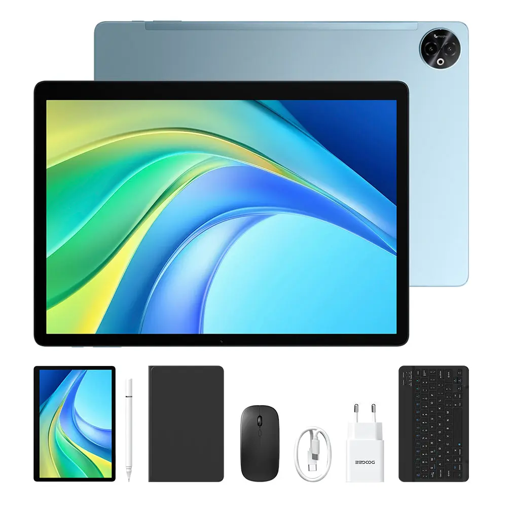 Hírek - DOOGEE Tab E3 Max VIP Tablet, Kék, 14" 2.1K Kijelző, 32GB RAM (8GB + 24GB Bővíthető), 256GB ROM, Helio G100 Octa-Core, 16MP Kamera, 13500mAh Akkumulátor, Android 15, Quad Hangszóró