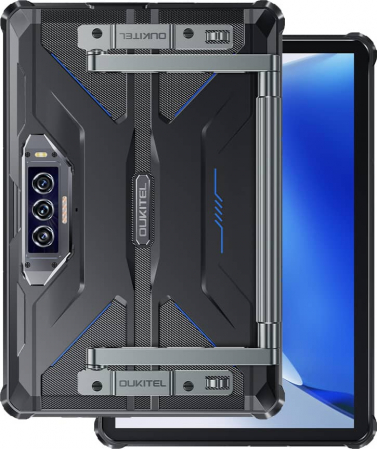 Strapabíró tabletek - Tablet Oukitel RT7 Titan Kék, 5G, IPS 10.1" FHD+ kijelző, 36GB RAM (12GB + 24GB bővíthető), 512GB, Android 15, Dimensity 720 Octa-Core processzor, 32000mAh akkumulátor, 33W Dual SIM