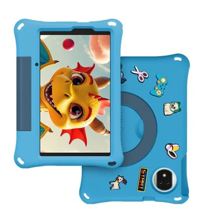 Tabletek gyerekeknek - Ulefone Tab A9 Pro Kids Tablet, Kék, 4G, 8.68″ HD+ 90Hz, 8GB RAM (4GB + 4GB Bővített), 128GB ROM, Android 15, Helio G91, 12MP, Widevine L1, TÜV tanúsítvány, 5040mAh, 18W, Dual SIM