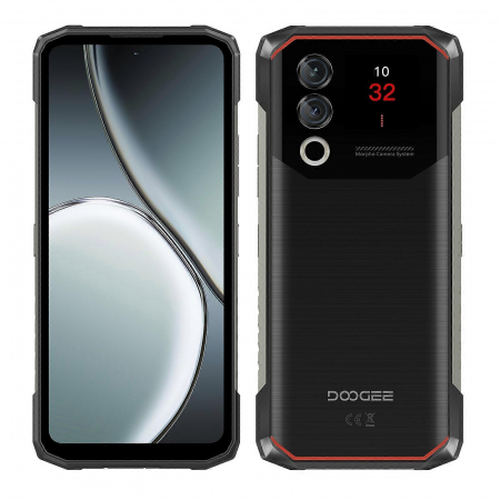 Telefoane - Telefon mobil Doogee Blade 10 Max, Negru, 4G, 6.56" HD+ 90Hz, 20GB RAM (8GB + 12GB extensibil), 256GB ROM, 50MP, Spreadtrum T606, Android 14, 10300mAh, Face ID, NFC, Dual SIM