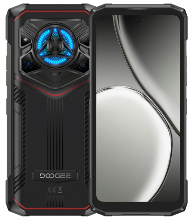 Telefoane - Telefon mobil Doogee Blade 20 Play Rosu, 5G, 6.6" HD+ IPS, Difuzor 125dB, 50MP+20MP Nightvision+16MP, 32GB RAM(8GB+24GB extensibili), 256GB ROM, Android 15, Dimensity 7050, 10300mAh, 33W, Dual SIM
