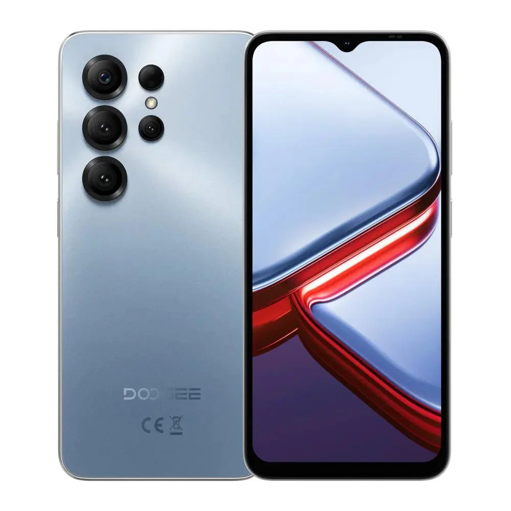 Mobiltelefon - DOOGEE Note 56X Pro Edition Okostelefon, Kék, 4G, 6.56" 90Hz, 32GB RAM (4GB + 28GB bővíthető), 128GB, 13MP + 8MP Kamera, Unisoc T7225, Android 16, NFC, 6150mAh, Dual SIM