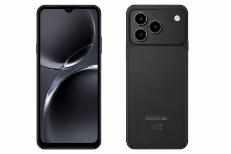 Telefon Gyártók - DOOGEE Note 57 Lite Mobiltelefon, Fekete, 4G LTE, 6.56" HD+ 90Hz, 12GB RAM (3GB + 9GB bővíthető), 32GB ROM, SC9863A, 13MP Kamera, 6150mAh, Android 16, Dual SIM