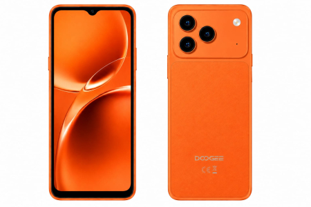 Telefon Gyártók - DOOGEE Note 57 Lite Mobiltelefon, Narancssárga, 4G LTE, 6.56" HD+ 90Hz, 12GB RAM (3GB + 9GB bővíthető), 32GB ROM, SC9863A, 13MP Kamera, 6150mAh, Android 16, Dual SIM