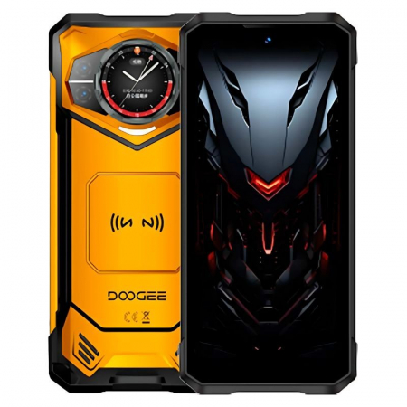 Seria S - Telefon mobil Doogee S200X, Gold, 5G, Dual Display (6.72"+1.32") 2.4K AMOLED, Functii AI Foto, 48GB RAM (12GB + 36GB extensibili), 512GB ROM, 100MP, Android 16, Dimensity 7050, 10100mAh, Dual SIM