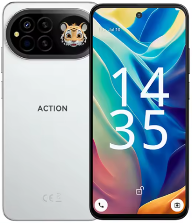 Új termékek - IIIF150 Action 15 mobiltelefon, Feher, 4G, 6.67" HD+ IPS, 24GB RAM (6GB + 18GB Bővített), 256GB ROM, 48MP, Android 15, MediaTek G81, 1.09" másodlagos képernyő, OTG, FM, 5100 mAh, 18W, DualSIM