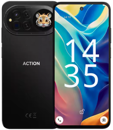 Új termékek - IIIF150 Action 15 mobiltelefon, fekete, 4G, 6.67" HD+ IPS, 24GB RAM (6GB + 18GB Bővített), 256GB ROM, 48MP, Android 15, MediaTek G81, 1.09" másodlagos képernyő, OTG, FM, 5100 mAh, 18W, DualSIM