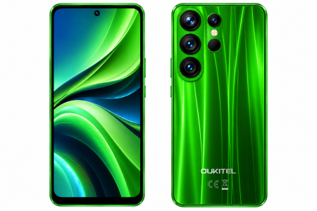 Mobiltelefonok - OUKITEL C26 Mini Mobiltelefon, Zöld, 4G LTE, 4" TFT, 12GB RAM (3GB + 9GB Bővített), 32GB ROM, Unisoc T610 Octa-Core, Android 16, IP68/IP69K, 2300mAh 10W, 13MP Kamera, Dual SIM