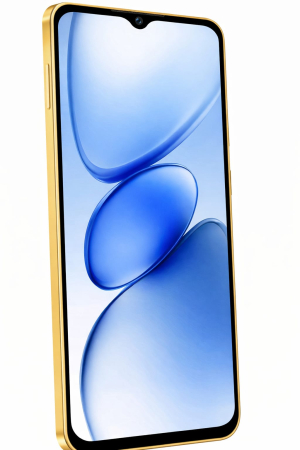 Mobiltelefon - Oukitel C5 Mobiltelefon, Arany, 4G LTE, 6.6" HD+ Kijelző, 16GB RAM (4GB + 12GB Bővíthető), 64GB, 13MP Kamera, Android 14, Dual SIM