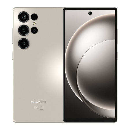 Mobiltelefon - Oukitel C66 Mobiltelefon, Szürke, 4G LTE, 6.73" HD+ 120Hz Kijelző, 16GB RAM (4GB + 12GB Bővíthető), 128GB ROM, 64MP Kamera, 5000mAh Akkumulátor, Android 16, Dual SIM