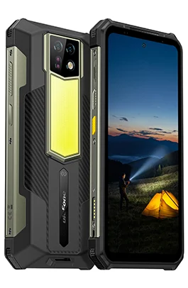 Mobiltelefonok - Ulefone Armor 24 Pro Mobiltelefon, Fekete, 4G, eSIM, NFC, 6.78" FHD+ 120Hz, 12GB RAM, 256GB, Helio G200, 64MP + 64MP Éjjellátó Kamera, 1000lm LED, 22000mAh, 66W, Android 16, Dual SIM