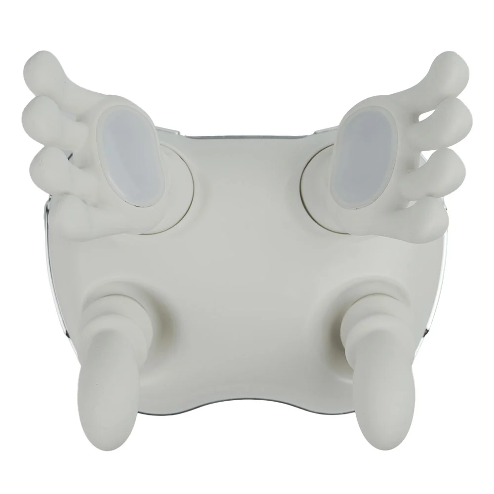 iHunt SPA HandTouch Neck 3D Nyak- és Vállmasszírozó, Fehér, 3D Bionikus Emberi Kéz Masszázs, Melegítő Funkció, Újratölthető, Kéz Nélküli Használat [5]