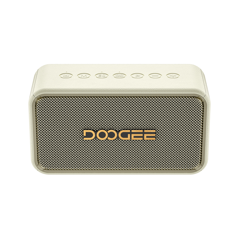DOOGEE Field Rush Hordozható Hangszóró, Fehér, Bluetooth, 130W, 2.1 Sztereó, Extra Bass, IP67, Mélynyomó, TWS, Beépített Mikrofon, USB, Kültéri Használatra [1]