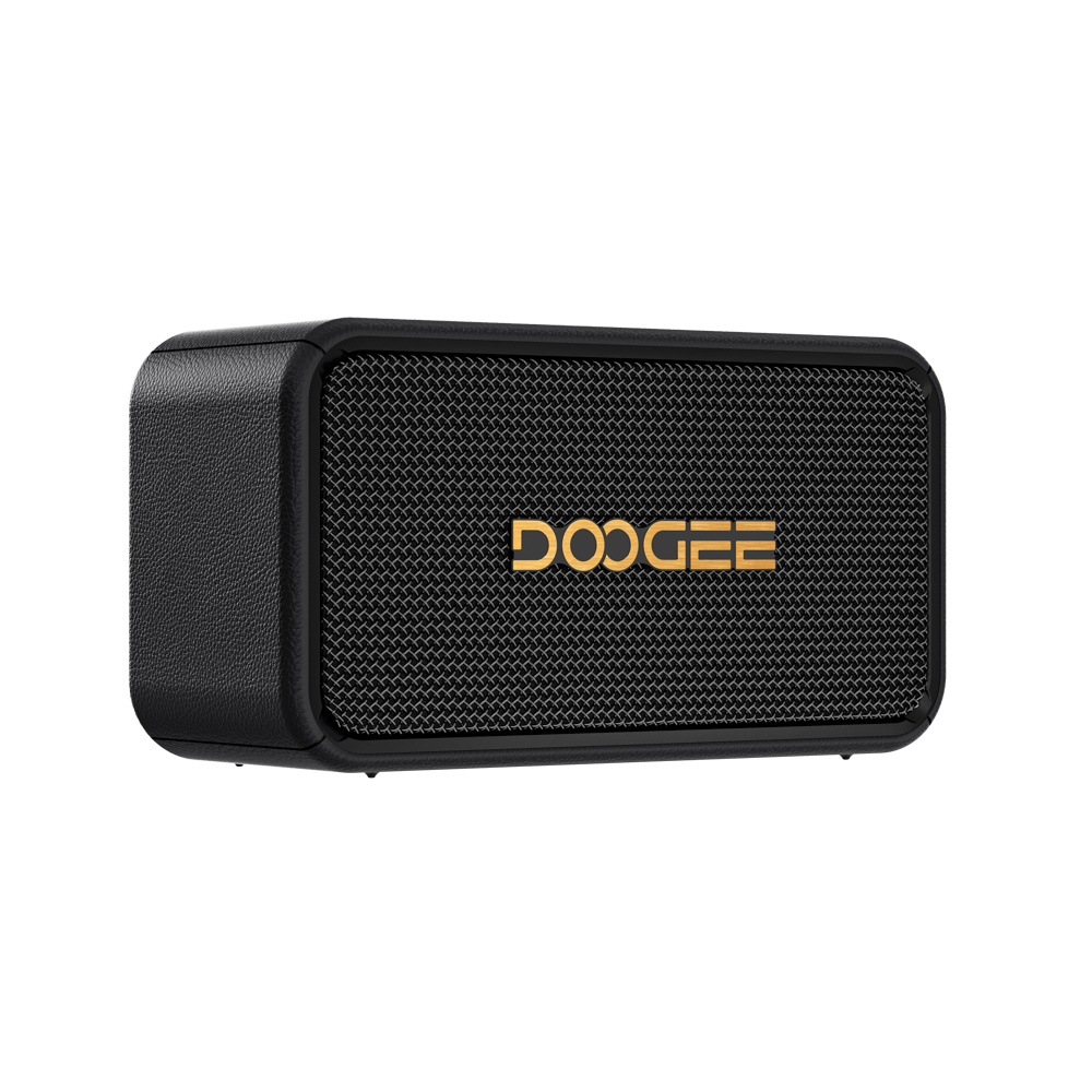 DOOGEE Field Rush Hordozható Hangszóró, Fekete, Bluetooth, 130W, 2.1 Sztereó, Extra Bass, IP67, Mélynyomó, TWS, Beépített Mikrofon, USB, Kültéri Használatra [5]