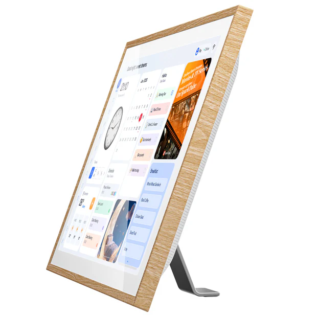 Blackview NEST 10 Intelligens Digitális Családi Naptár, Natúr Fa, 10.1" HD+ Érintőkijelző, WiFi 6, Google és iCloud Naptár Szinkronizáció, Digitális Képkeret [3]