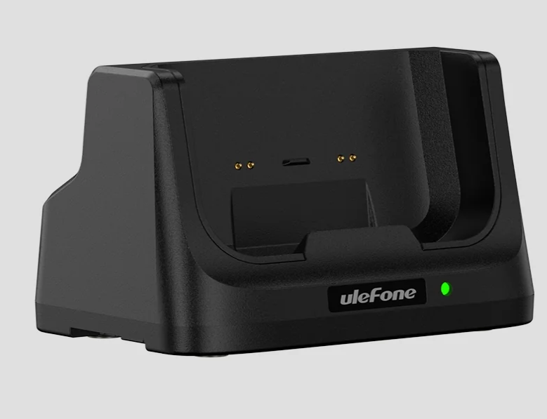 Asztali töltőállomás Ulefone RugKing-hoz, Pogo Pin csatlakozóval és 10W-os gyorstöltéssel. [2]