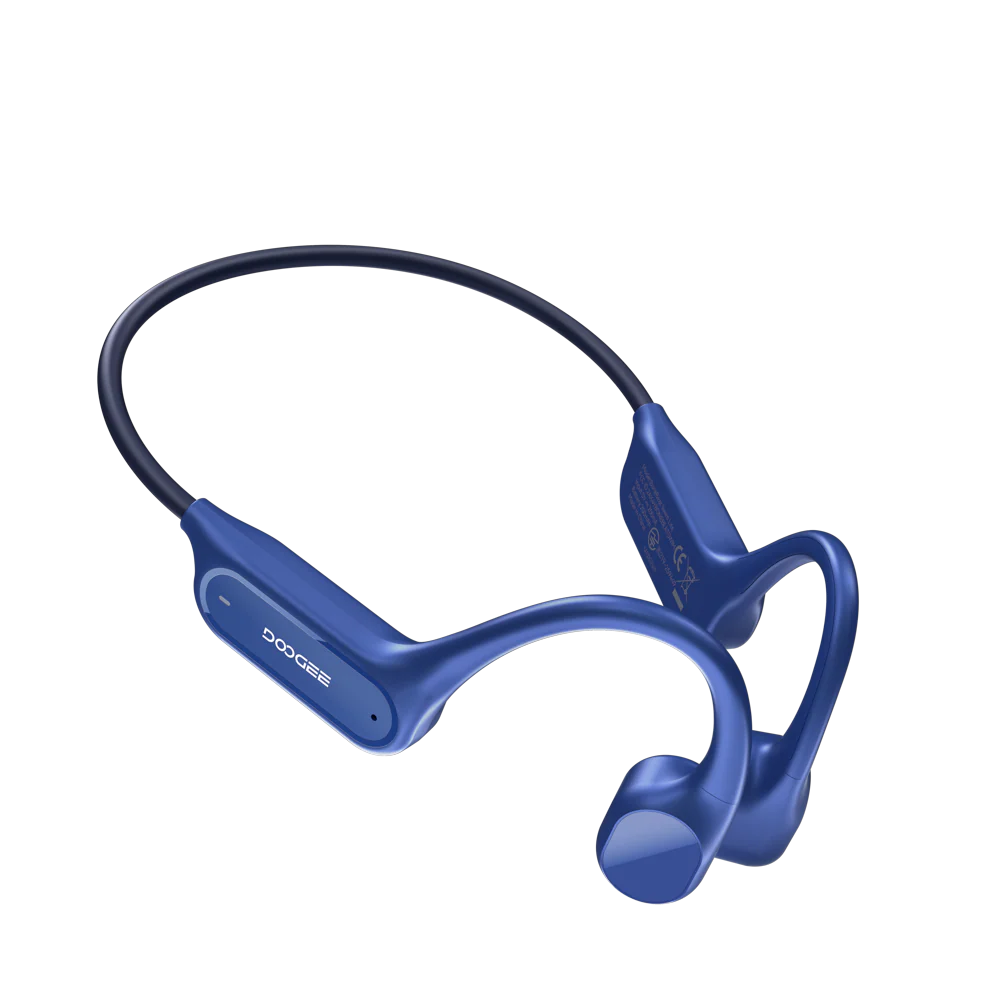 DOOGEE BoneBeat Swim Lite Csontvezetéses Fejhallgató, Kék, Bluetooth 5.4, MP3, IP68, 10h Üzemidő [1]