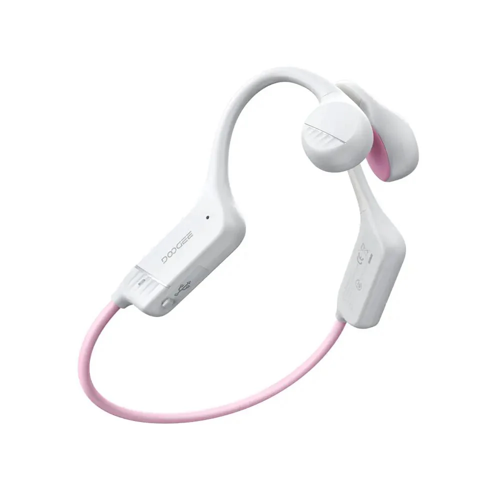 DOOGEE BoneBeat Run Fejhallgató, Fehér, Open-Ear, Csontvezetéses, IP66, Bluetooth, 10h Üzemidő, Sport Kialakítás [1]