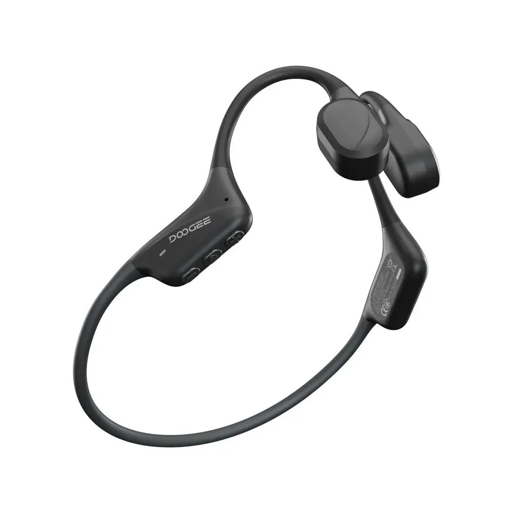 DOOGEE BoneBeat Swim Fejhallgató, Fekete, Open-Ear, Csontvezetéses, IP68, Bluetooth 5.4 + MP3, 7h Üzemidő, Úszás [1]