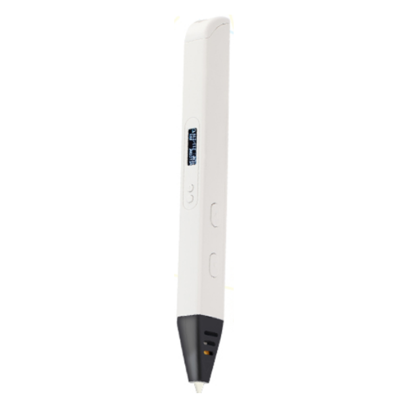 Creion 3D iSEN D14 3D Pen Alb, Display OLED, PLA/ABS, 3 filamente [1]