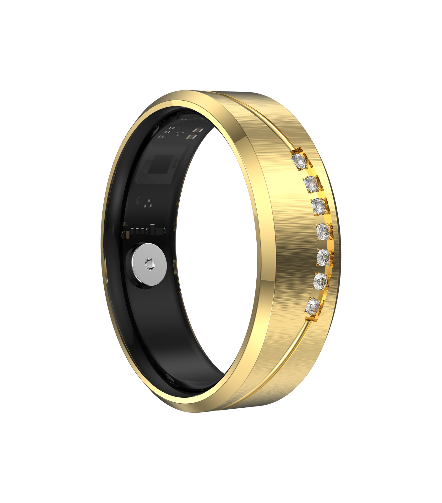 Inel Inteligent iSEN HR05, Auriu, Bluetooth 5.4, Puls, SpO2, HRV, Temperatură, Monitorizare Stres și Somn, Moduri Sport, IP68, LuckRing [1]