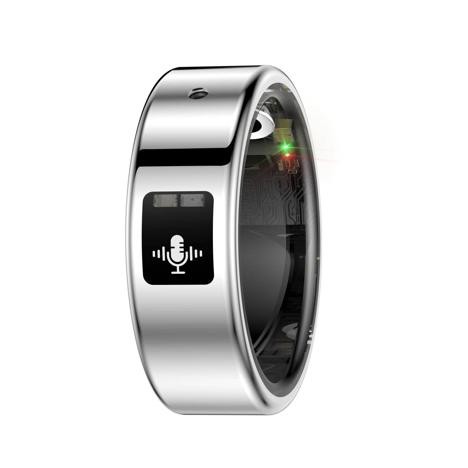 Inel Inteligent iSEN SR116, Argintiu, Bluetooth 5.4, AI Recording, Traducere AI, Puls, SpO2, Monitorizare Somn, Control Video, IP68, LoraFit, Android și iOS [4]