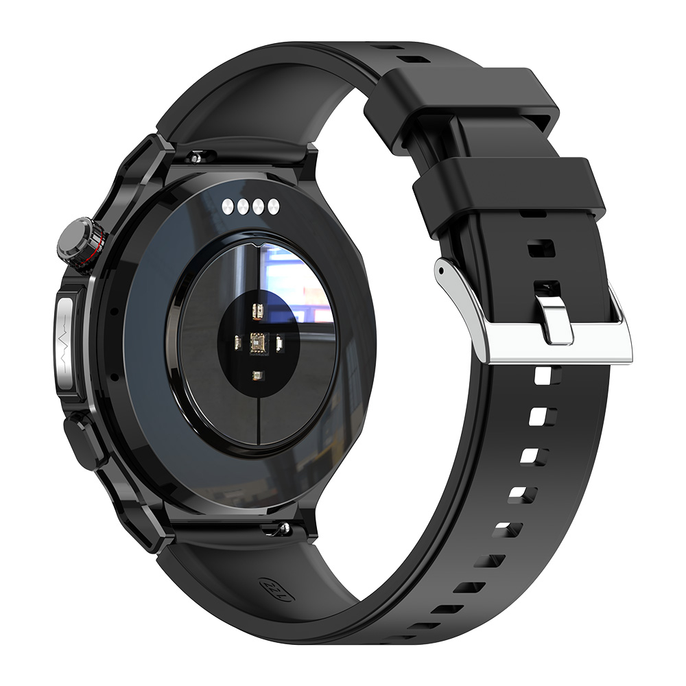 iSEN AD300 Smartwatch, Slot SIM 4G, Negru, 1.43" AMOLED, Descarcare Aplicatii, Monitorizare Sanatate, Moduri Sport, Bluetooth, Wi-Fi, Vreme, Muzica, NFC, GPS, 660mAh, Android 6.0 / iOS 10.2 [2]