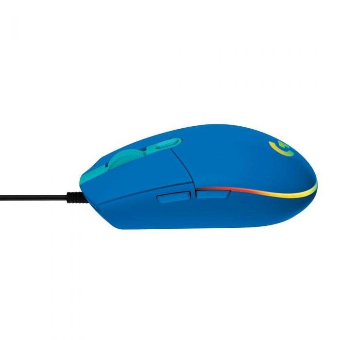 Logitech G102 Lightsync Gamer Egér, Kék, 8000 DPI, Optikai Szenzor, RGB, 6 Gomb, USB [3]