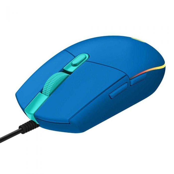 Logitech G102 Lightsync Gamer Egér, Kék, 8000 DPI, Optikai Szenzor, RGB, 6 Gomb, USB [2]